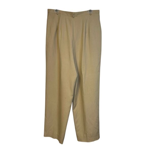 Talbots Women’s 100% Silk Dress Pants Sz. 16 Pleated Lined Professional - Picture 4 of 7